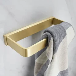 Towel Bar Creative Modern Metal 1pc - Bathroom 1-Towel Bar Wall Mounted