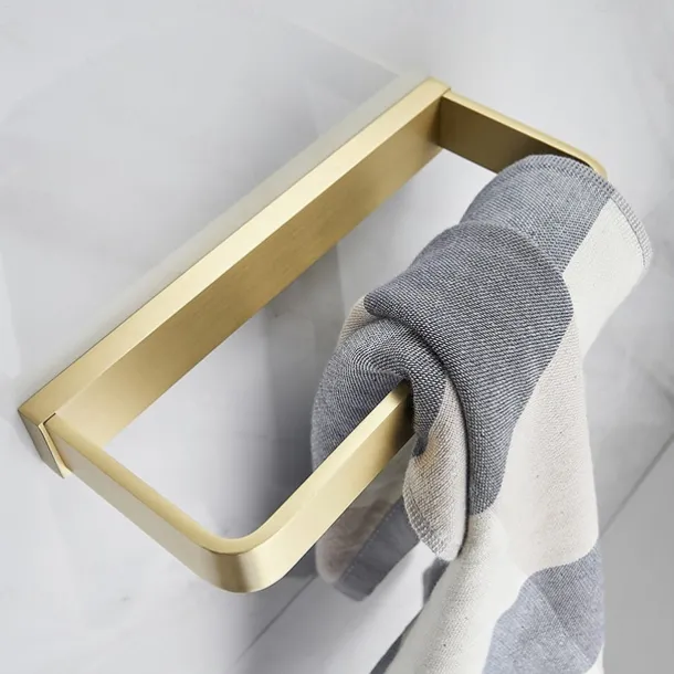 Towel Bar Creative Modern Metal 1pc - Bathroom 1-Towel Bar Wall Mounted