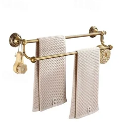 Towel Bar Foldable / Multilayer Antique Aluminum 1pc - Hotel bath Wall Mounted