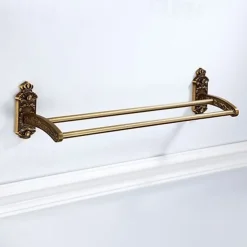 Towel Bar Foldable / Multilayer Antique Aluminum 1pc - Hotel bath Wall Mounted