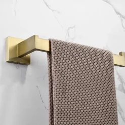 Towel Bar New Design / Creative Contemporary / Modern Stainless Steel / Low-carbon Steel / Metal 1pc - Bathroom Single / towel ring Wall Mounted