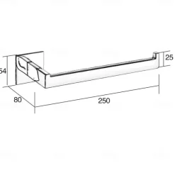 Towel Bar New Design / Self-adhesive / Creative Contemporary / Modern Metal 1pc - Bathroom towel ring Wall Mounted