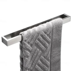 Towel Bar New Design / Self-adhesive / Creative Contemporary / Modern Stainless Steel + A Grade ABS / Stainless Steel 1pc - Bathroom 1-Towel Bar Wall Mounted