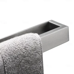 Towel Bar New Design / Self-adhesive / Creative Contemporary / Modern Stainless Steel + A Grade ABS / Stainless Steel 1pc - Bathroom 1-Towel Bar Wall Mounted