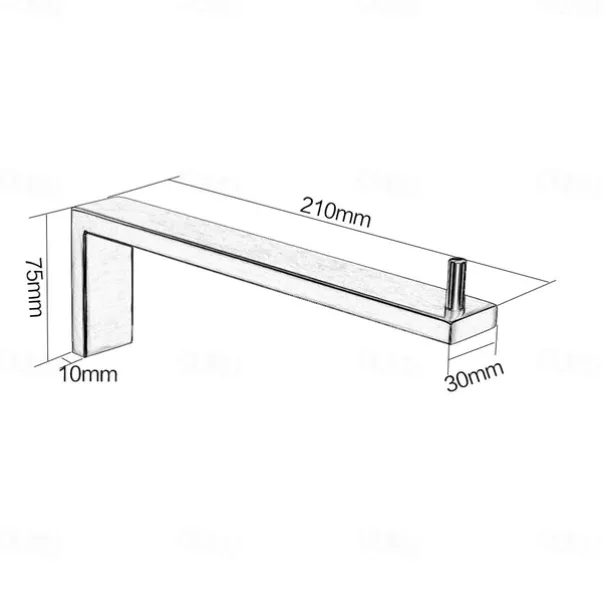 Towel Bar Towel Ring Horizontal Toilet Paper Holder 304 Stainless Steel Wire Drawing