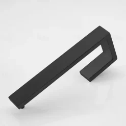 Towel Holder,Wall Mounted Stainless Steel Towel Bar,Modern Style Towel Rack 21cm(Black/Brushed Nickel/Chrome)