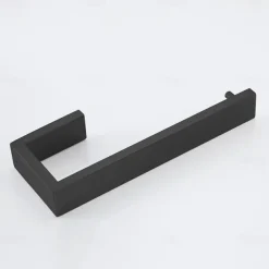 Towel Holder,Wall Mounted Stainless Steel Towel Bar,Modern Style Towel Rack 21cm(Black/Brushed Nickel/Chrome)