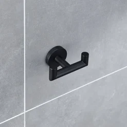 Towel Hooks Stainless Steel Wall Mounted for Bathrooms Kitchen Coat Hook, Heavy Duty Double Towels Holder Hooks for Hanging Towels, Coats, Sponges, Clothes,