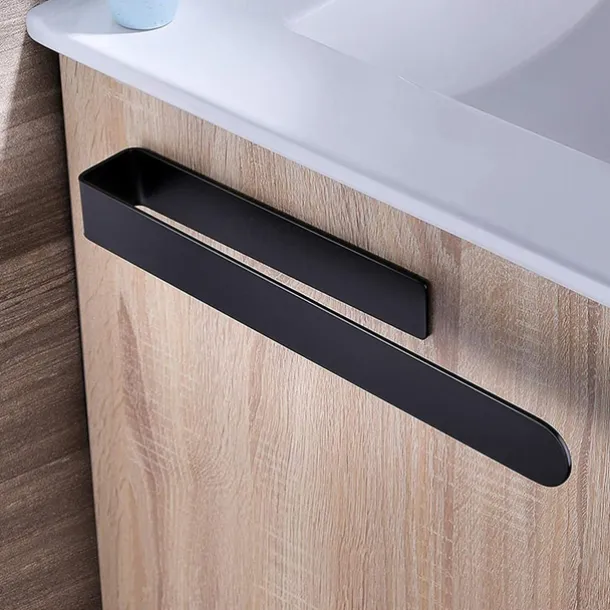 Towel Rack Self Adhesive 304 Stainless Steel Bathroom Toilet Towel Rack Kitchen Self-adhesive Towel Ring Hardware Rack