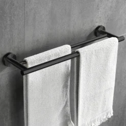Towel Rack Wall Mounted Stainless Steel Towel Bar 2-tier Towel Rail (Golden/Chrome/Black/Brushed Nickel)