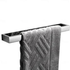 Towel Racks for Bathroom,Self-Adhesive Towel Bar Wall Mounted SUS304 Stainless Steel No Drill Towel Holders for Toilet Bathroom,Kitchen 40cm