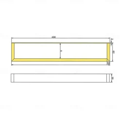 Towel Racks for Bathroom,Self-Adhesive Towel Bar Wall Mounted SUS304 Stainless Steel No Drill Towel Holders for Toilet Bathroom,Kitchen 40cm