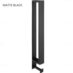 Towel Racks with Hook for Bathroom,Self-Adhesive Towel Bar Wall Mounted SUS304 Stainless Steel No Drill Towel Holders for Toilet Bathroom,Kitchen(Black/Chrome/Brushed Nickel)40cm