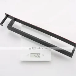 Towel Racks with Hook for Bathroom,Self-Adhesive Towel Bar Wall Mounted SUS304 Stainless Steel No Drill Towel Holders for Toilet Bathroom,Kitchen(Black/Chrome/Brushed Nickel)40cm