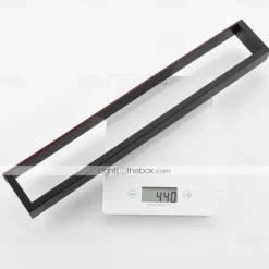 Towel Rail, Strong Self Adhesive Black Towel Holder Stainless Steel Wall Mounted