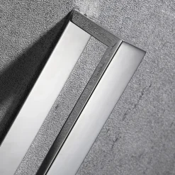 Towel Rail, Strong Self Adhesive Black Towel Holder Stainless Steel Wall Mounted