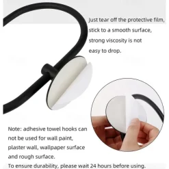 Towel Ring for Bathroom, Self-adhesive Hand Towel Holder Wall Mounted,304 Stainless Steel Bath Towel Hanger/Round Hand Towel Rack Perfect for Bathroom, Sink, Kitchen