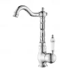 Traditional Kitchen Sink Mixer Faucet with Cold and Hot Hose, Vessel Taps Single Handle