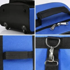 Travel Golf Bags With Wheels For Airlines Foldable Nylon Aviation Bag Durable Golf Club Bags Golf Accessories Storage Pouch