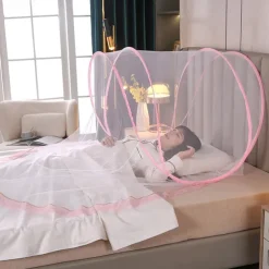 Travel Head Bed Mosquito Net Large Folding Portable for Home Bedroom Summer