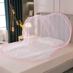 Travel Head Bed Mosquito Net Large Folding Portable for Home Bedroom Summer
