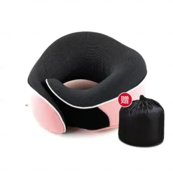 Travel Neck Pillow Chin Support Pillow Adjustable 100% Pure Memory Foam, New Ergonomic Design Soft Best Full Neck Surround Pillow Sleep for Home, Airplanes & Car