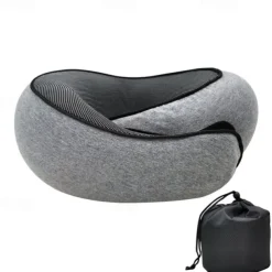 Travel Neck Pillow Memory Foam Pillow Airplane Pillow Neck Cushion U Shaped Travel Healthcare Memory Foam For Family And Travel