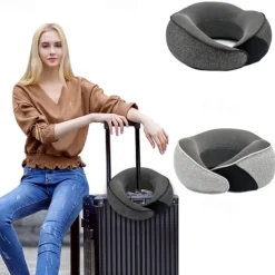 Travel Neck Pillow Memory Foam Pillow Airplane Pillow Neck Cushion U Shaped Travel Healthcare Memory Foam For Family And Travel