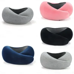 Travel Pillow for Commuters and Travelers U-shaped Pillow Memory Foam Neck Pillow with Storage Bag