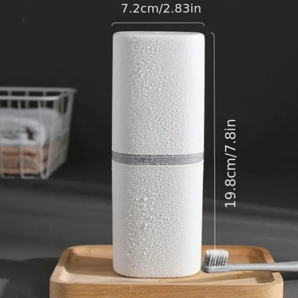 Travel Portable Toothbrush Mouth Cup Storage Box Creative Simple Dental Kit Box Travel Brushing Cup Wash Cup Set
