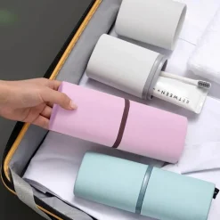 Travel Portable Toothbrush Mouth Cup Storage Box Creative Simple Dental Kit Box Travel Brushing Cup Wash Cup Set