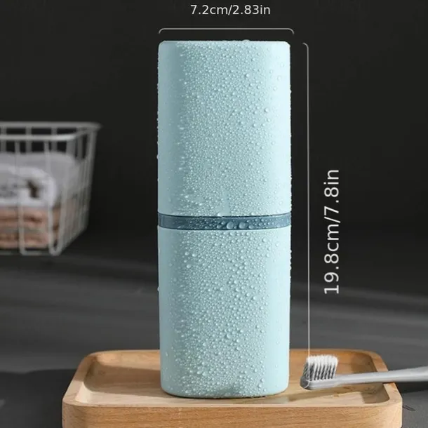 Travel Portable Toothbrush Mouth Cup Storage Box Creative Simple Dental Kit Box Travel Brushing Cup Wash Cup Set