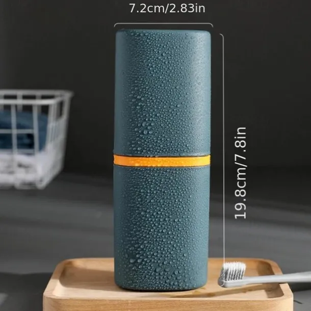 Travel Portable Toothbrush Mouth Cup Storage Box Creative Simple Dental Kit Box Travel Brushing Cup Wash Cup Set