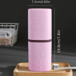 Travel Portable Toothbrush Mouth Cup Storage Box Creative Simple Dental Kit Box Travel Brushing Cup Wash Cup Set