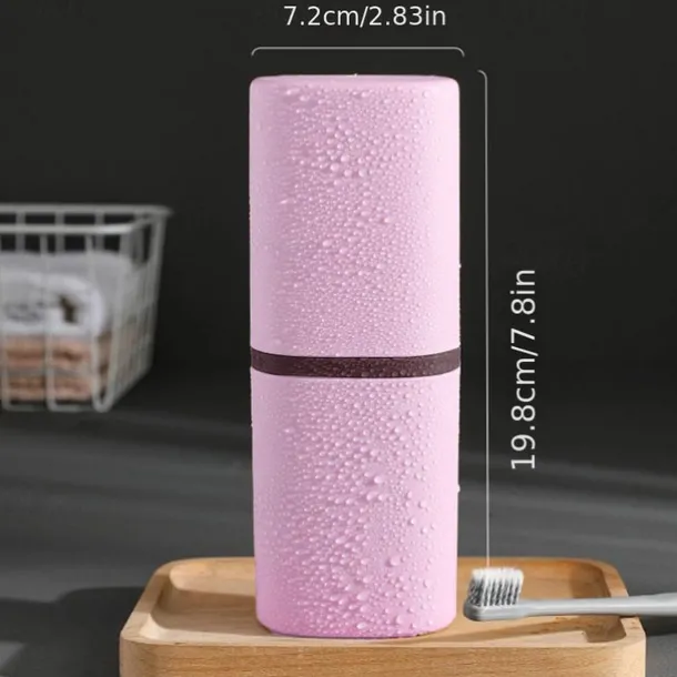 Travel Portable Toothbrush Mouth Cup Storage Box Creative Simple Dental Kit Box Travel Brushing Cup Wash Cup Set
