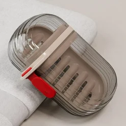 Travel Soap Case, Soap Container for Traveling Leak Proof, Clear Travel Soap Box- Portable Travel Soap Case, Shampoo Conditioner Bar Soap Travel Holder