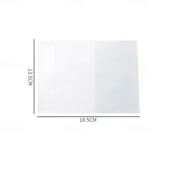 Travel Waterproof Dirt Passport Holder Cover Wallet Transparent PVC ID Card Holders Business Credit Card Holder Case Pouch