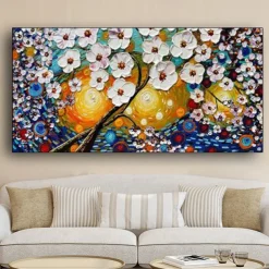 Tree of life by Gustav Klimt Reproductions Wall Art Picture Scandinavian Canvas Poster and Print Painting for Modern Living Room