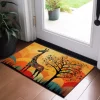 Tree of Life Giraffe Doormat Floor Mats Washable Rugs Kitchen Mat Non-Slip Oil Proof Rug Indoor Outdoor Mat Bedroom Decor Bathroom Mat Entrance Rug