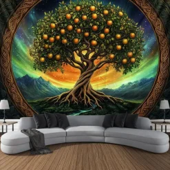 Tree of Life Hanging Tapestry Wall Art Large Tapestry Mural Decor Photograph Backdrop Blanket Curtain Home Bedroom Living Room Decoration