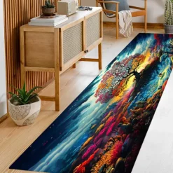 Tree of Life Non-Slip Floor Mat Oil Proof Rug Indoor Outdoor Mat Bedroom Decor Bathroom Mat Entrance Rug Door Mat