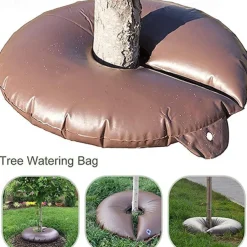 Tree Watering Bag Slow Release Tree Watering Ring Tree Watering System Automatic Drip System Kit PVC Drip Irrigation Water Pouch for Planting Gardening Trees and Shrubs
