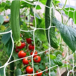 Trellis Netting Heavy-Duty Garden Plant Trellis Netting for Climbing Plants Outdoor Indoor Grow Net for Beans Tomatoes Peas Pumpkin Flowers