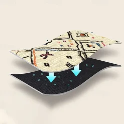 Tribal Pattern Area Rug Kitchen Mat Non-Slip Oil Proof Floor Mat Livingroom Rug Indoor Outdoor Mat Bedroom Decor Bathroom Mat Entrance Rug Door Mat