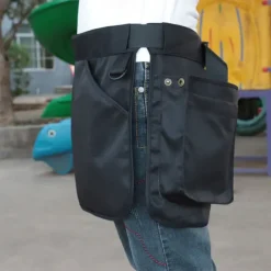 Triple Hippie Fanny Pack Multifunctional Fabric Waist Bag Sweatproof Side Bag for Women Men Hiking Running Camping Trekking