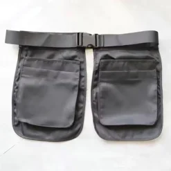 Triple Hippie Fanny Pack Multifunctional Fabric Waist Bag Sweatproof Side Bag for Women Men Hiking Running Camping Trekking