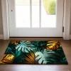 Tropical Leaves Doormat Non-Slip Oil Proof Rug Indoor Outdoor Mat Bedroom Decor Bathroom Mat Entrance Rug Door Mat