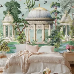 Tropical Plants Birds Hanging Tapestry Wall Art Large Tapestry Mural Decor Photograph Backdrop Blanket Curtain Home Bedroom Living Room Decoration