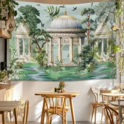 Tropical Plants Birds Hanging Tapestry Wall Art Large Tapestry Mural Decor Photograph Backdrop Blanket Curtain Home Bedroom Living Room Decoration