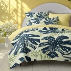 Tropical Plants Pattern Duvet Cover Set Set Soft 3-Piece Luxury Cotton Bedding Set Home Decor Gift Twin Full King Queen Size Duvet Cover